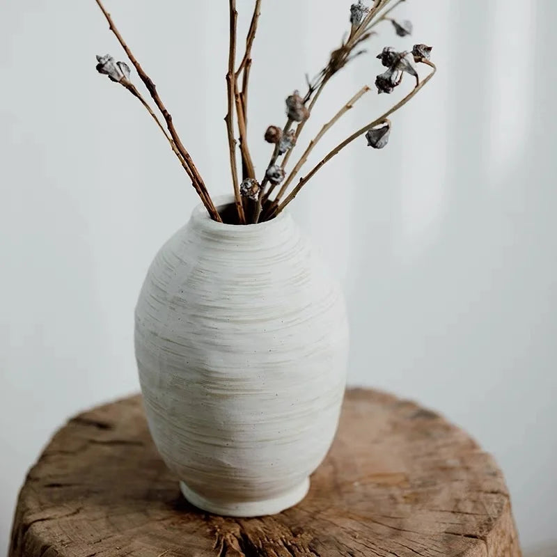 Serenity Earthen Ceramic Vase